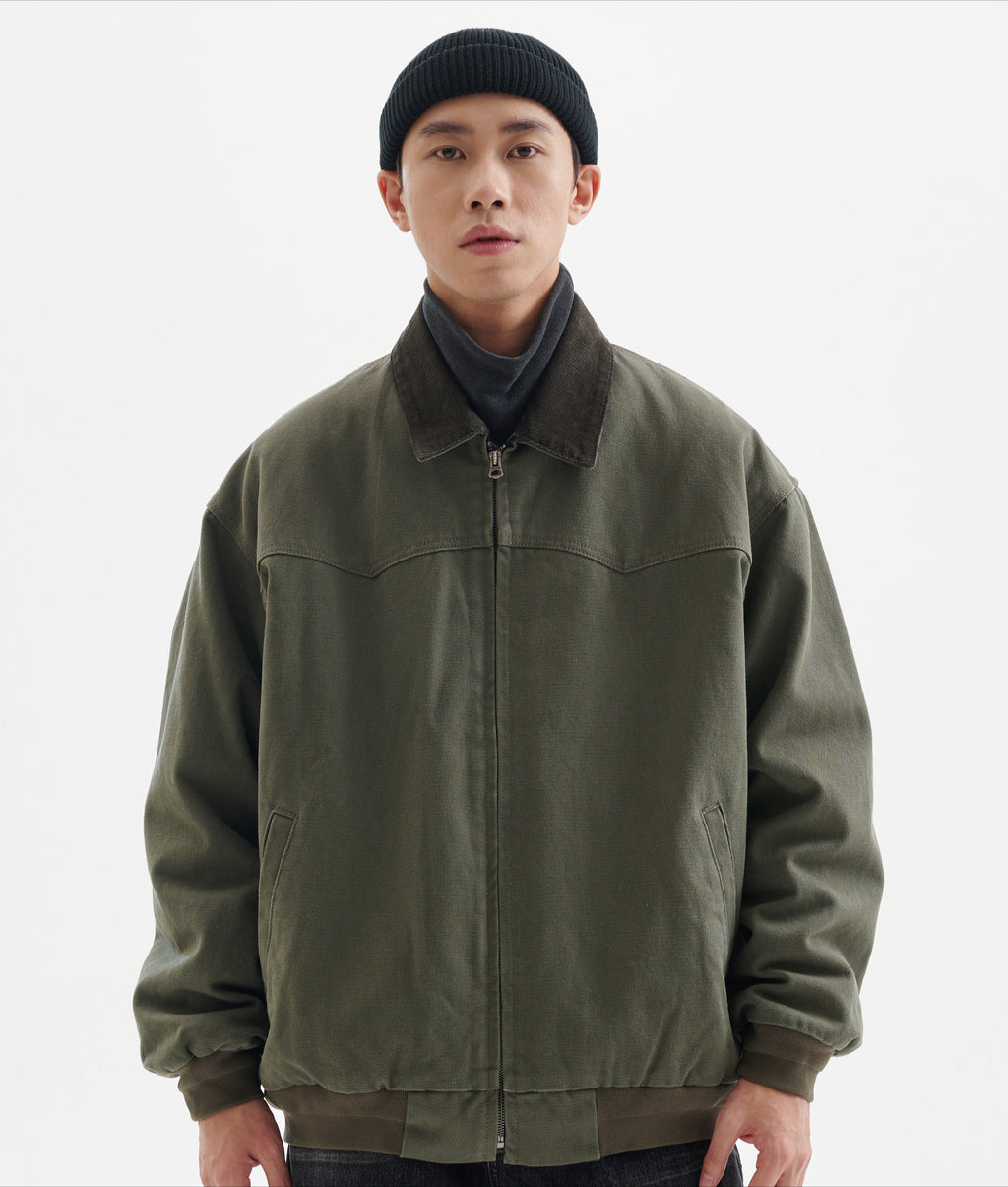 BUTTBILL Washed Tooling Corduroy Jacket