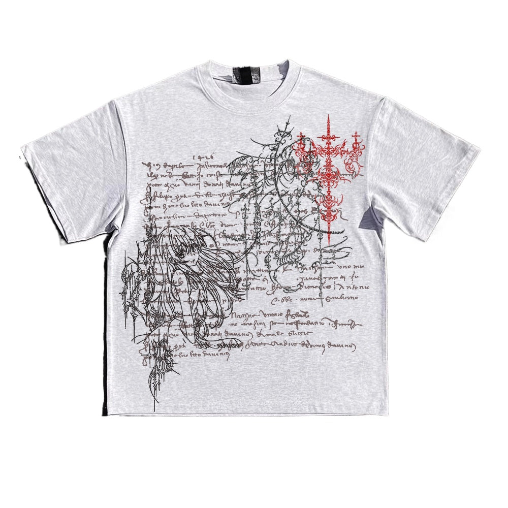 Wang Youbing Studio! KARA 260g 100% Cotton Tee