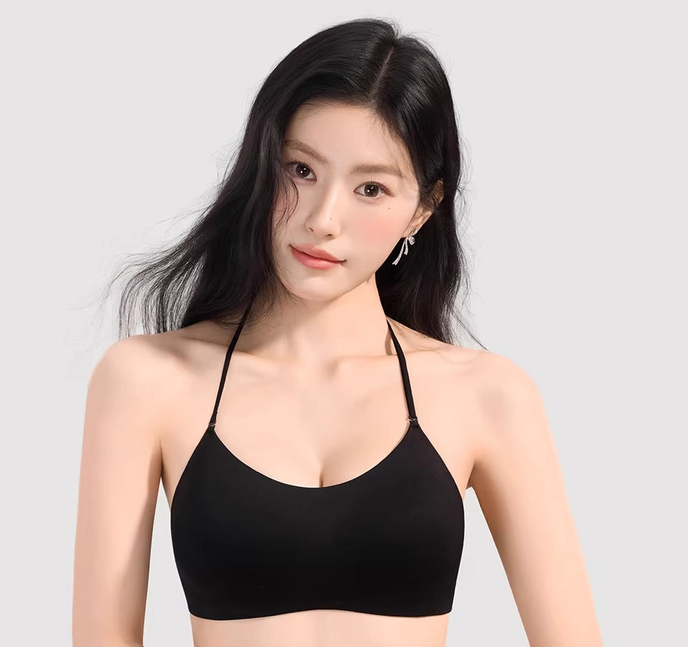 SecretWorld Crossed Traceless Sling Bra Cover
