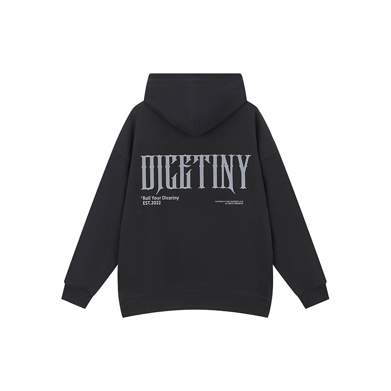DICETINY Three-Dimensional Print Hoodie