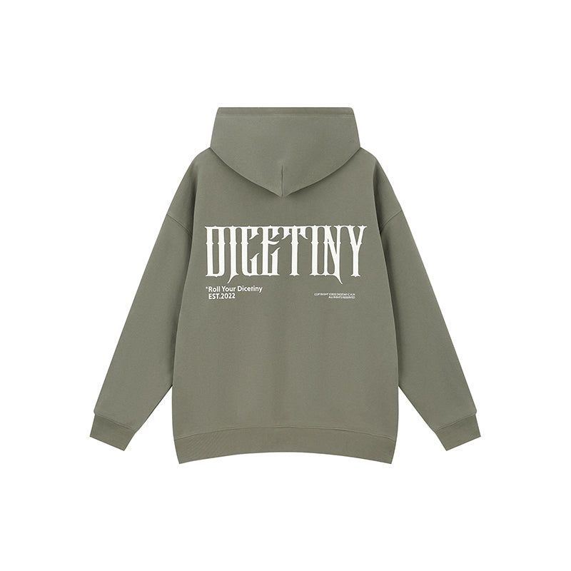 DICETINY Three-Dimensional Print Hoodie