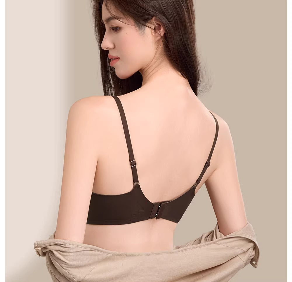 SecretWorld Skinny Shoulder Strap Traceless Comfort Bra Cover