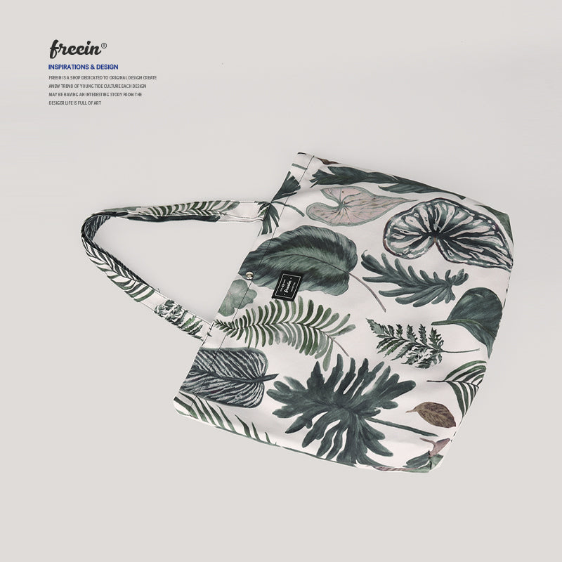 FREEIN retro literary plant Tote Bag