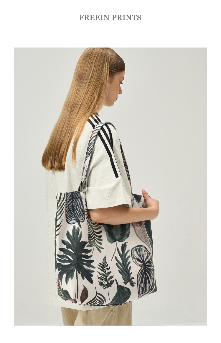 FREEIN retro literary plant Tote Bag