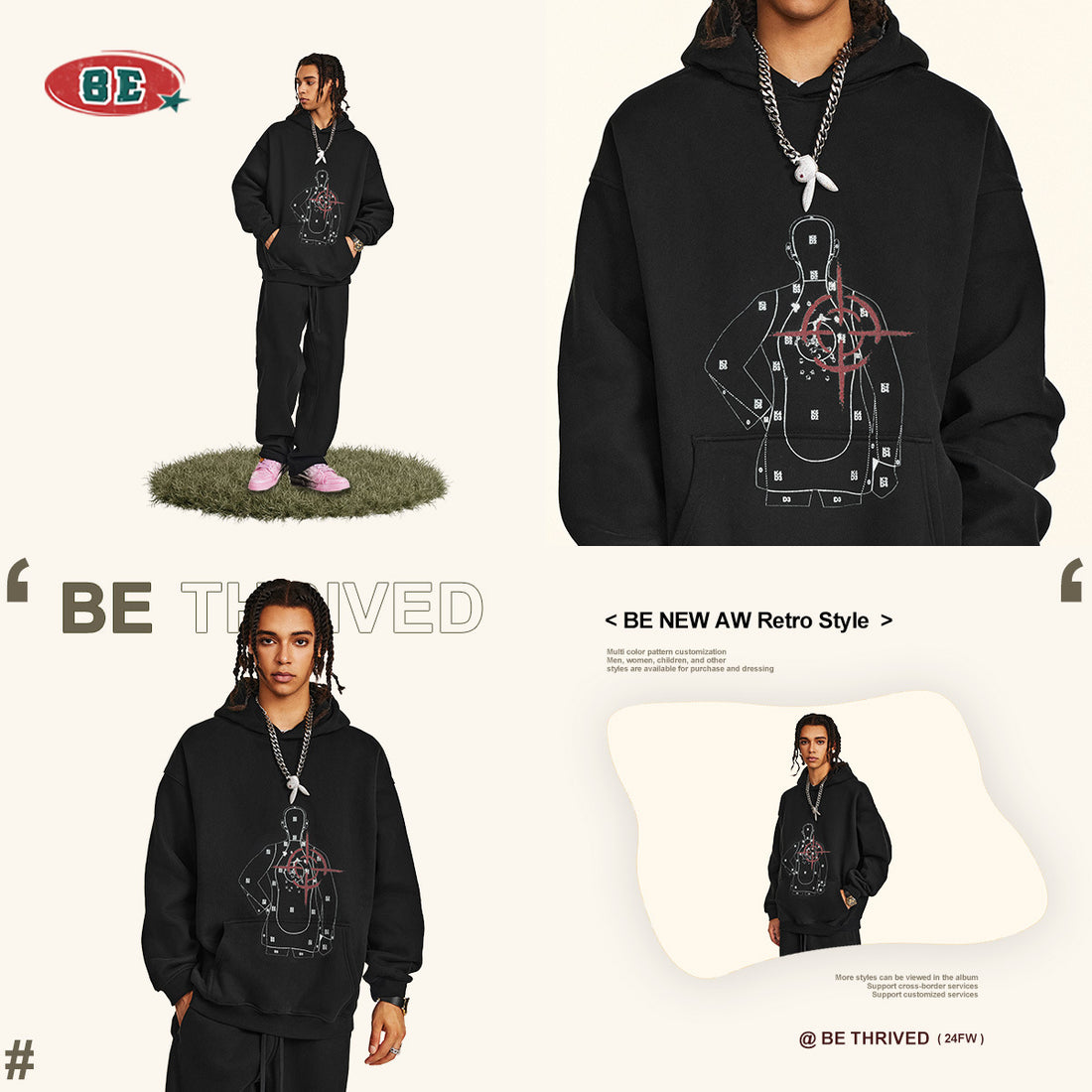 BE ELSHOOTO Spoof Hoodie