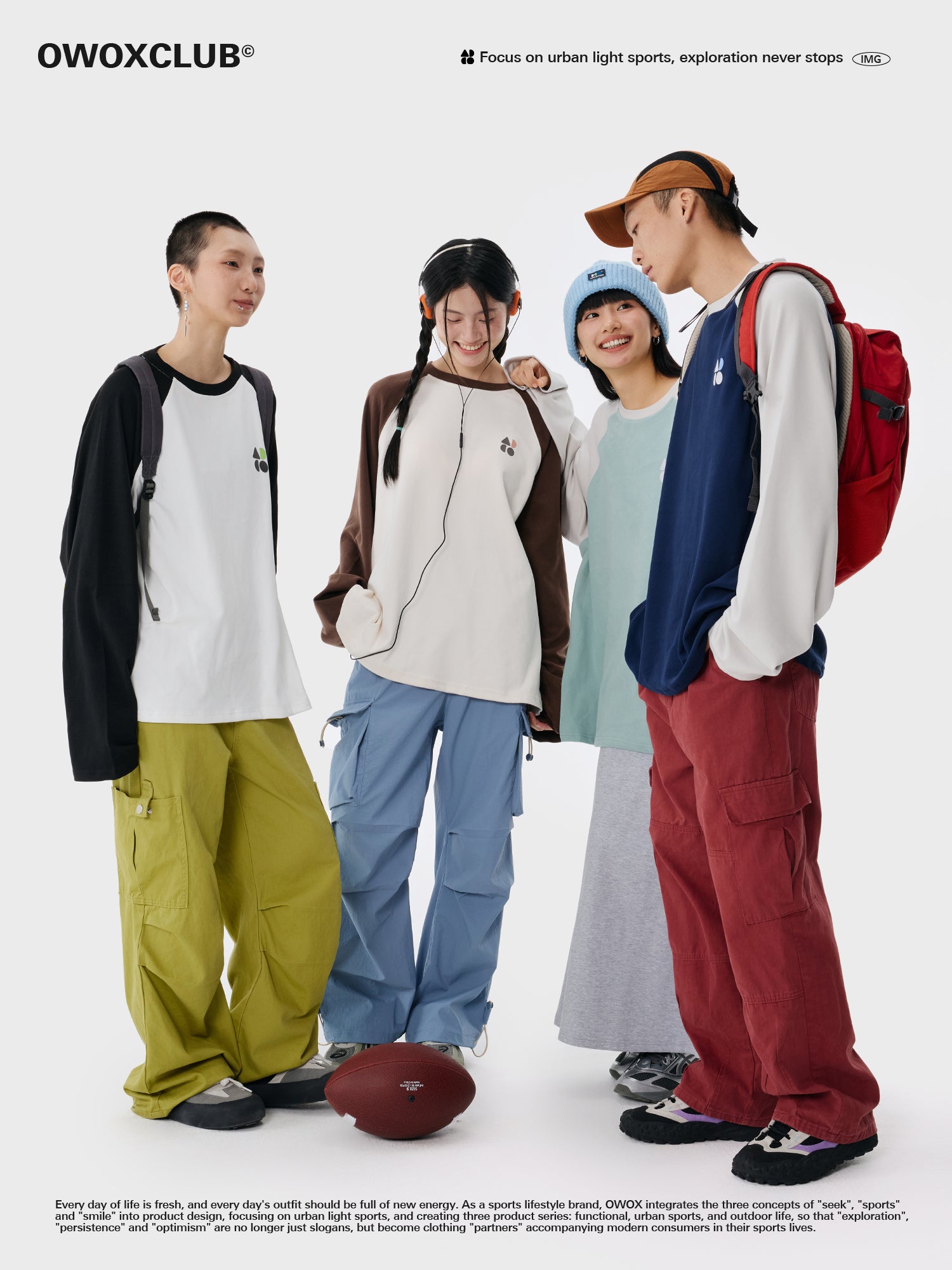 OWOX contrast panelled raglan sleeve velvet Long Sleeve Tee