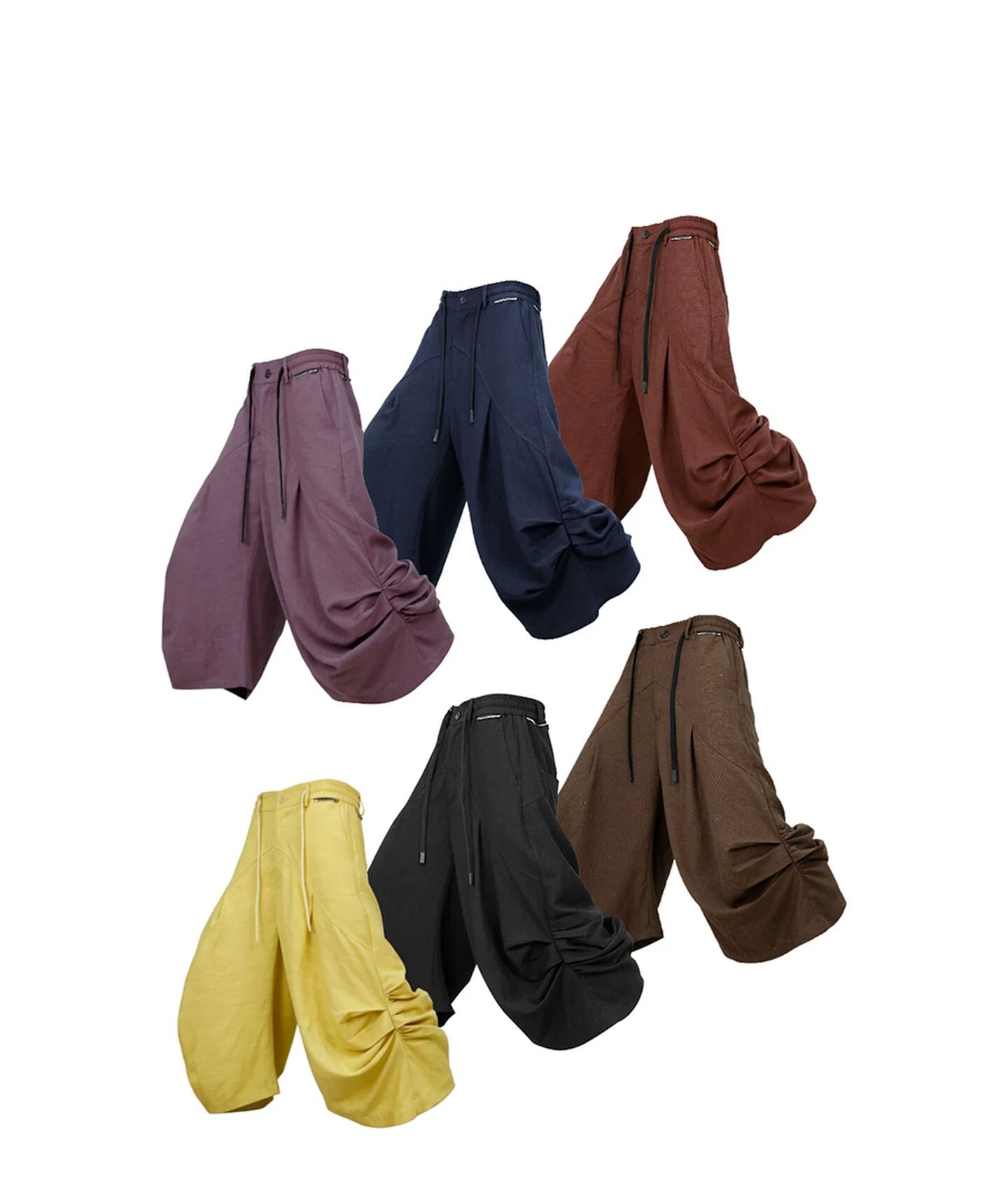 RELABEL Pleated Casual Capris