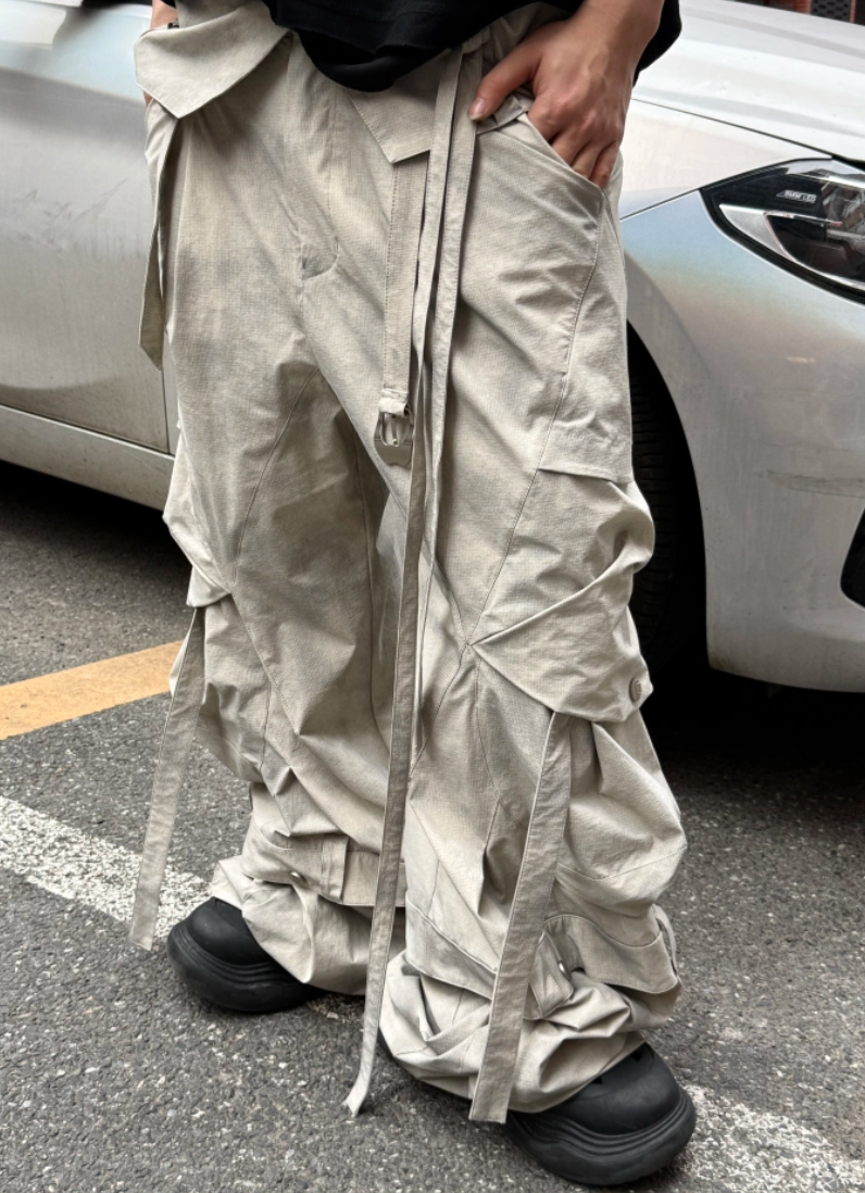 RELABEL Vintage Stitched Loose Overalls