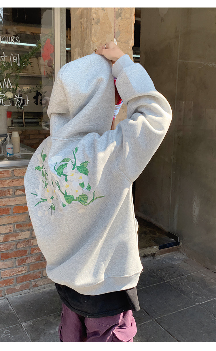 FORNINES national tide heavy EMB Hoodie