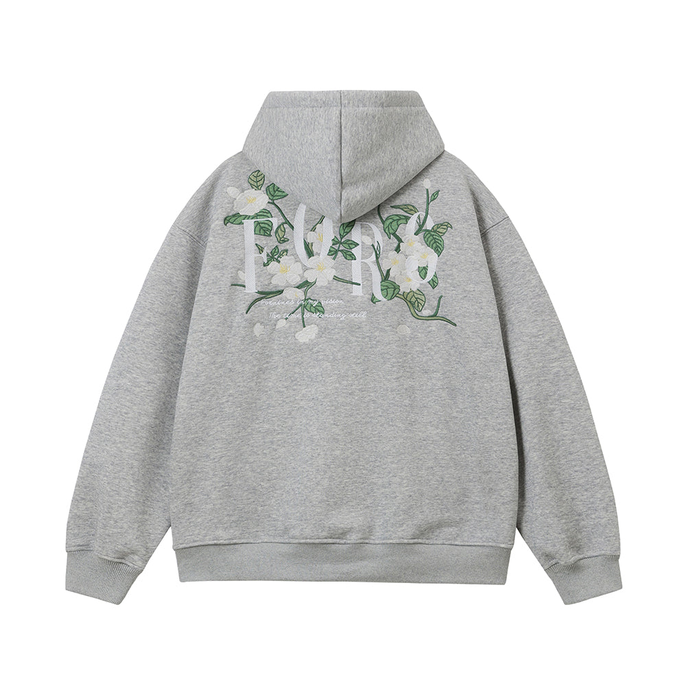 FORNINES national tide heavy EMB Hoodie