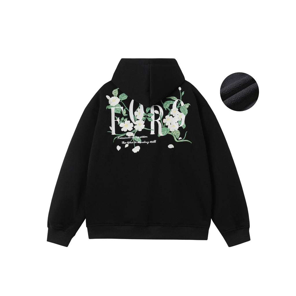 FORNINES national tide heavy EMB Hoodie