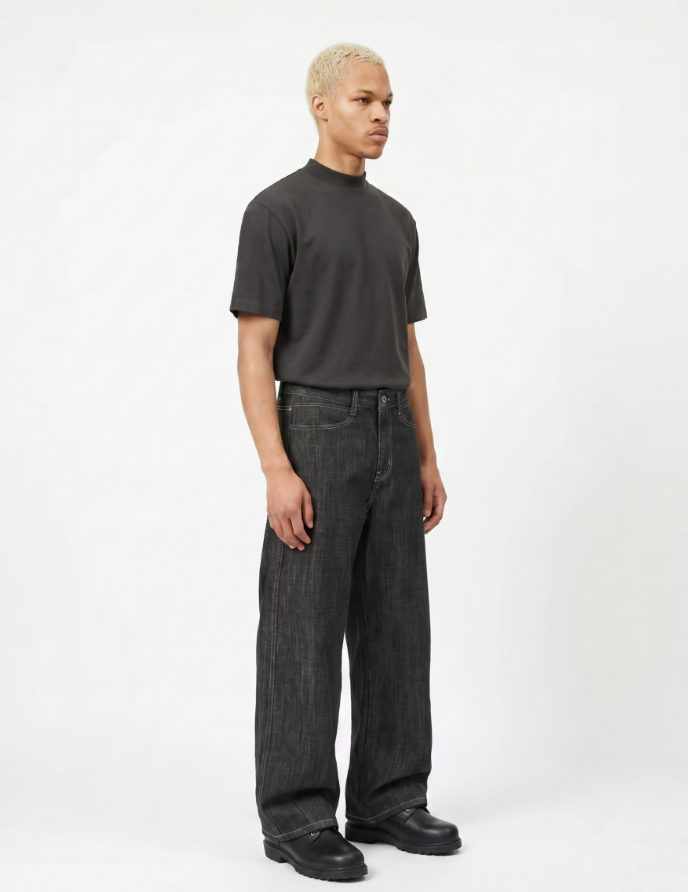ETHEREAL Vintage Anti-wrinkle Wide-leg Jeans