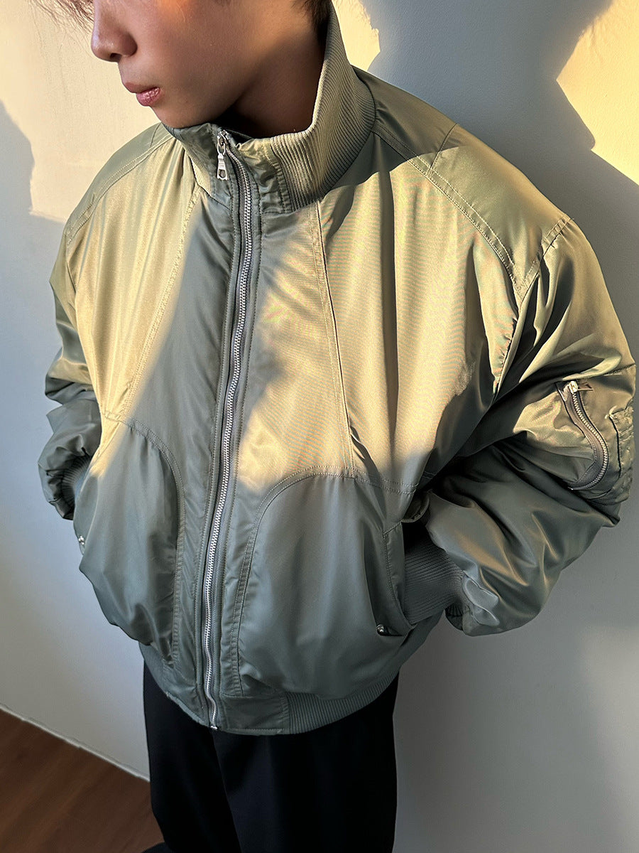 MADEXTREME Cropped silhouette Bomber Jacket