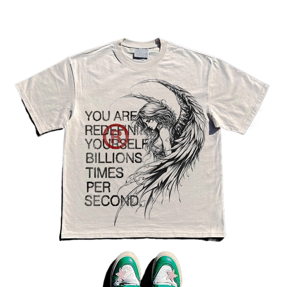 Wang Youbing Studio! BILLIONS 260g 100% Cotton Tee