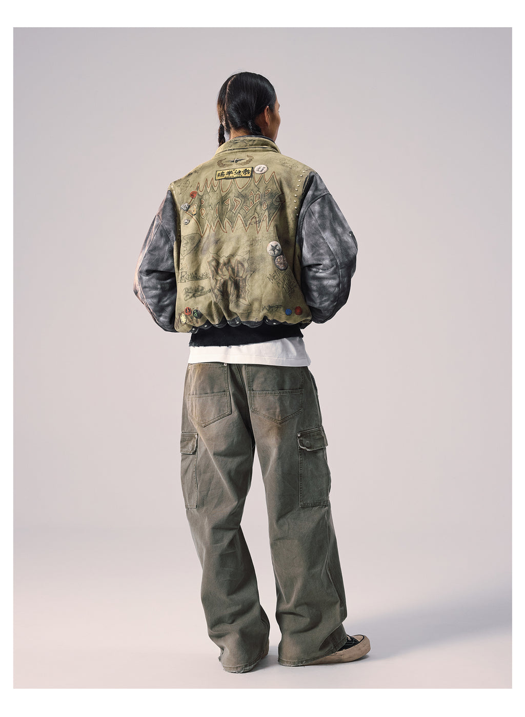 Remedy Patchwork ELESTADA Loose Bomber Jacket * LIMITED EDITION *