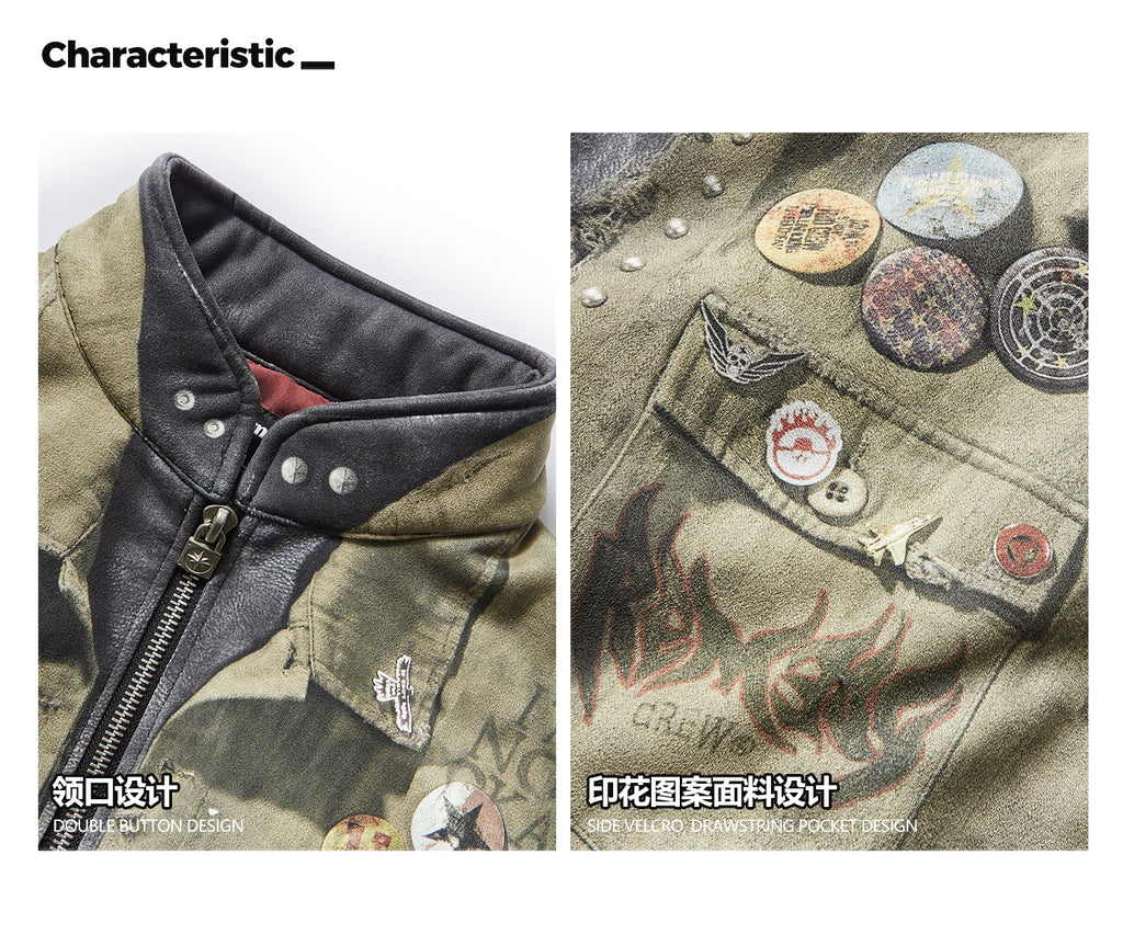 Remedy Patchwork ELESTADA Loose Bomber Jacket * LIMITED EDITION *