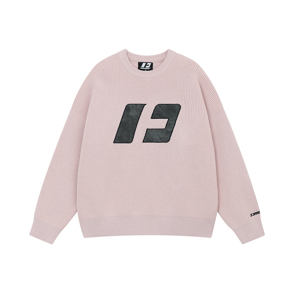 FORNINES Knit Line Sweater