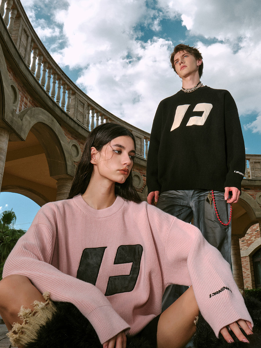 FORNINES Knit Line Sweater