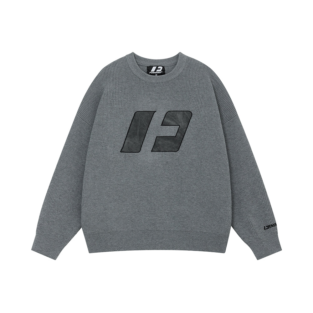 FORNINES Knit Line Sweater