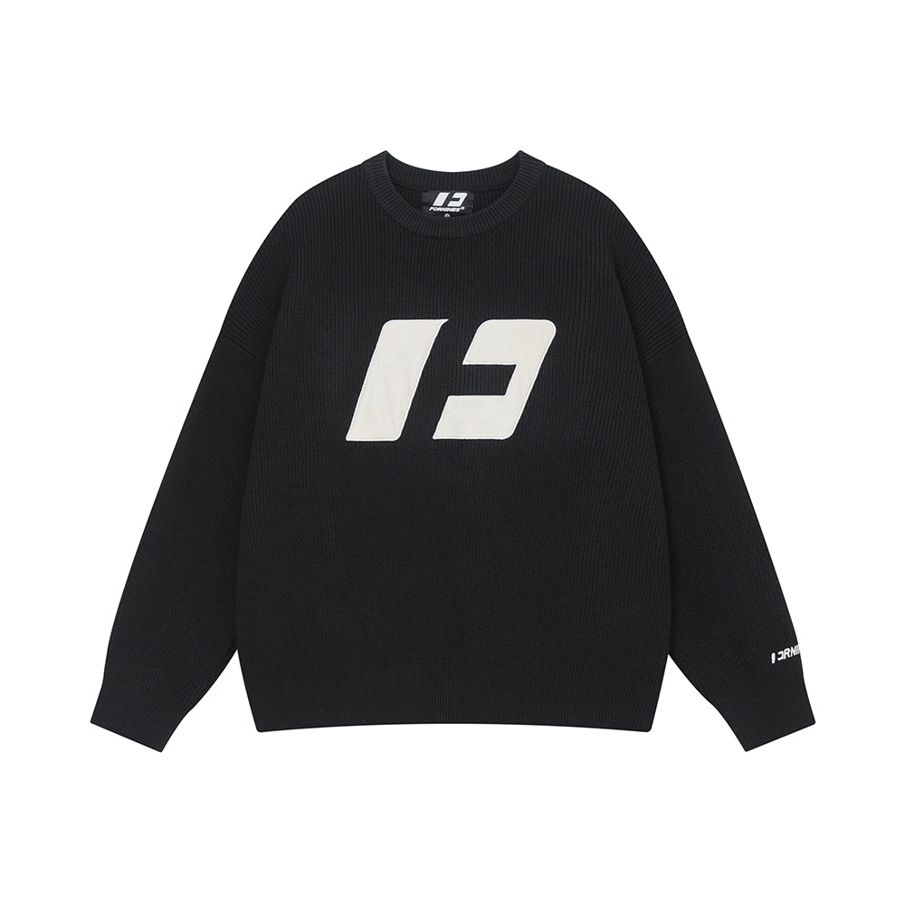 FORNINES Knit Line Sweater