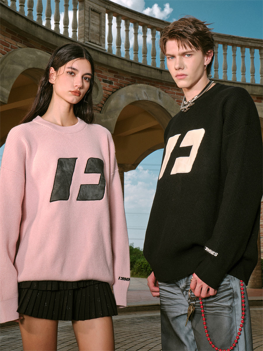 FORNINES Knit Line Sweater