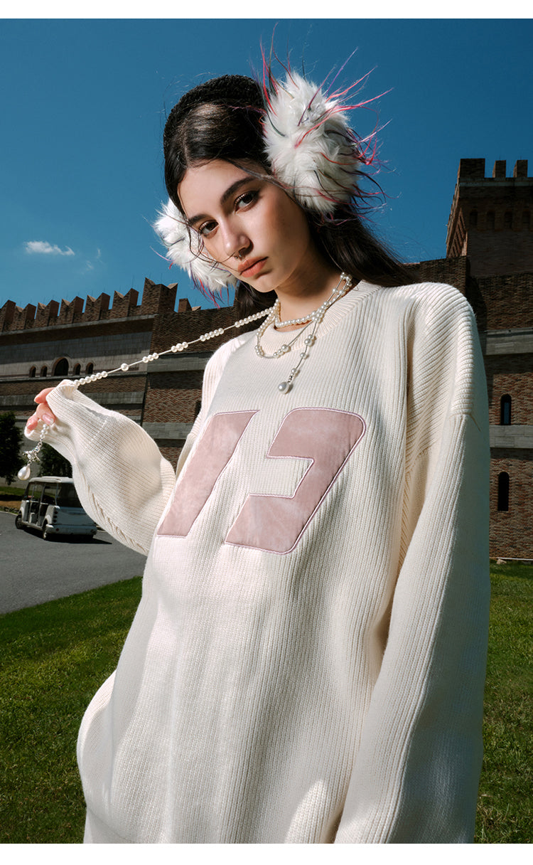 FORNINES Knit Line Sweater