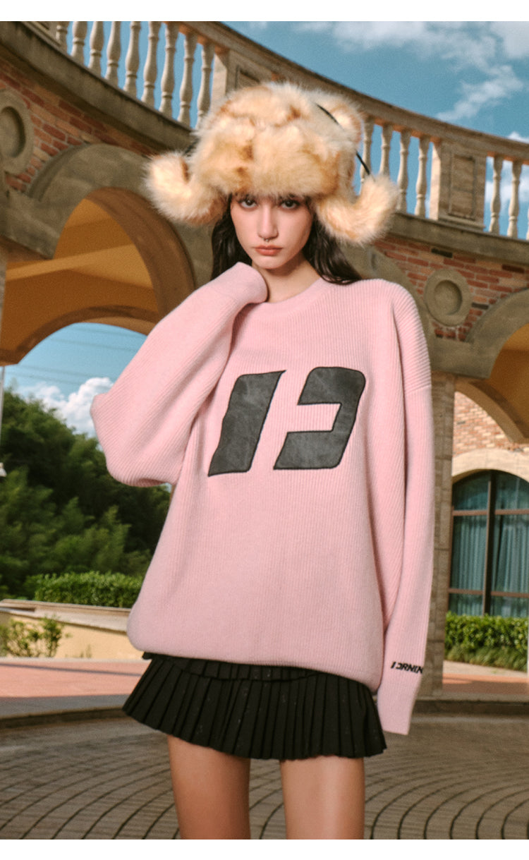 FORNINES Knit Line Sweater