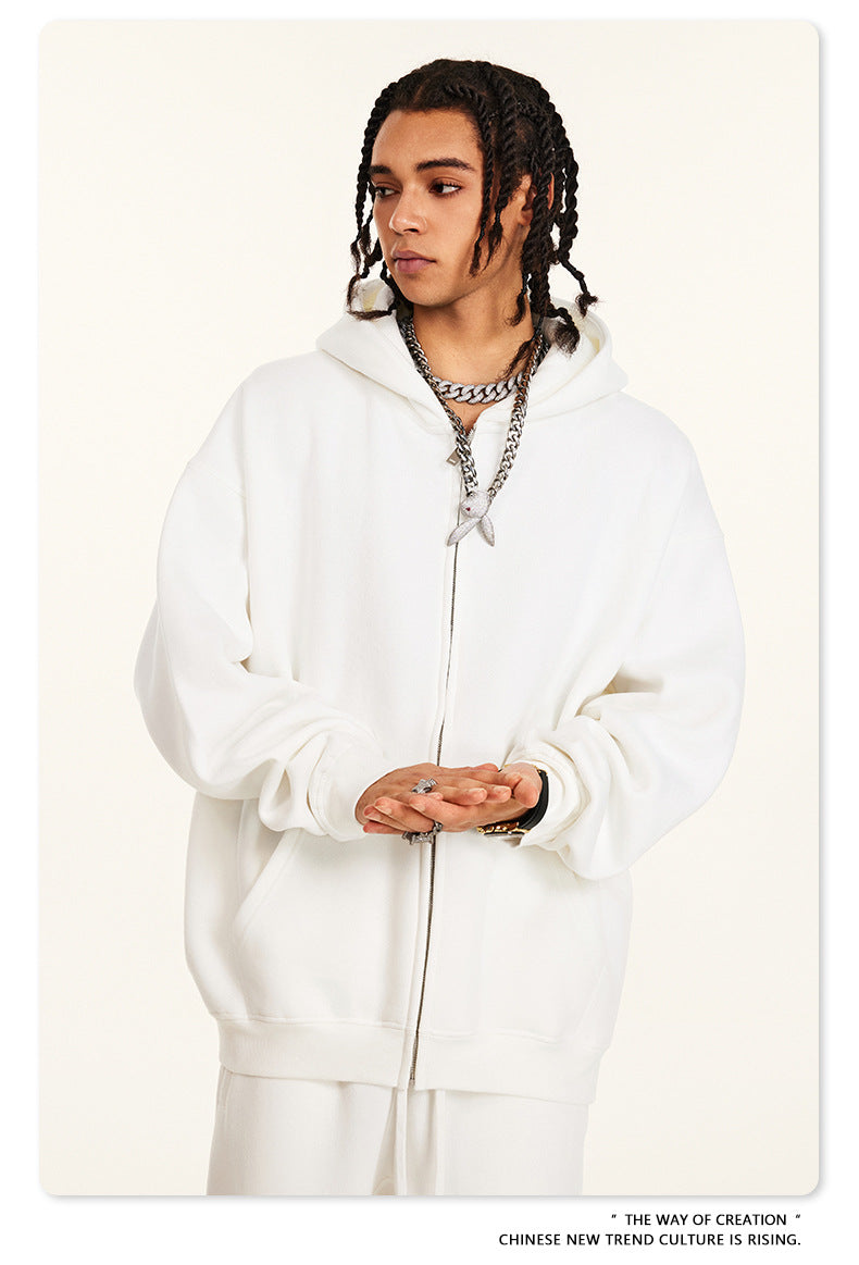 (Clearance) BE DESERT Heavy Fleece Zipper Jacket Set