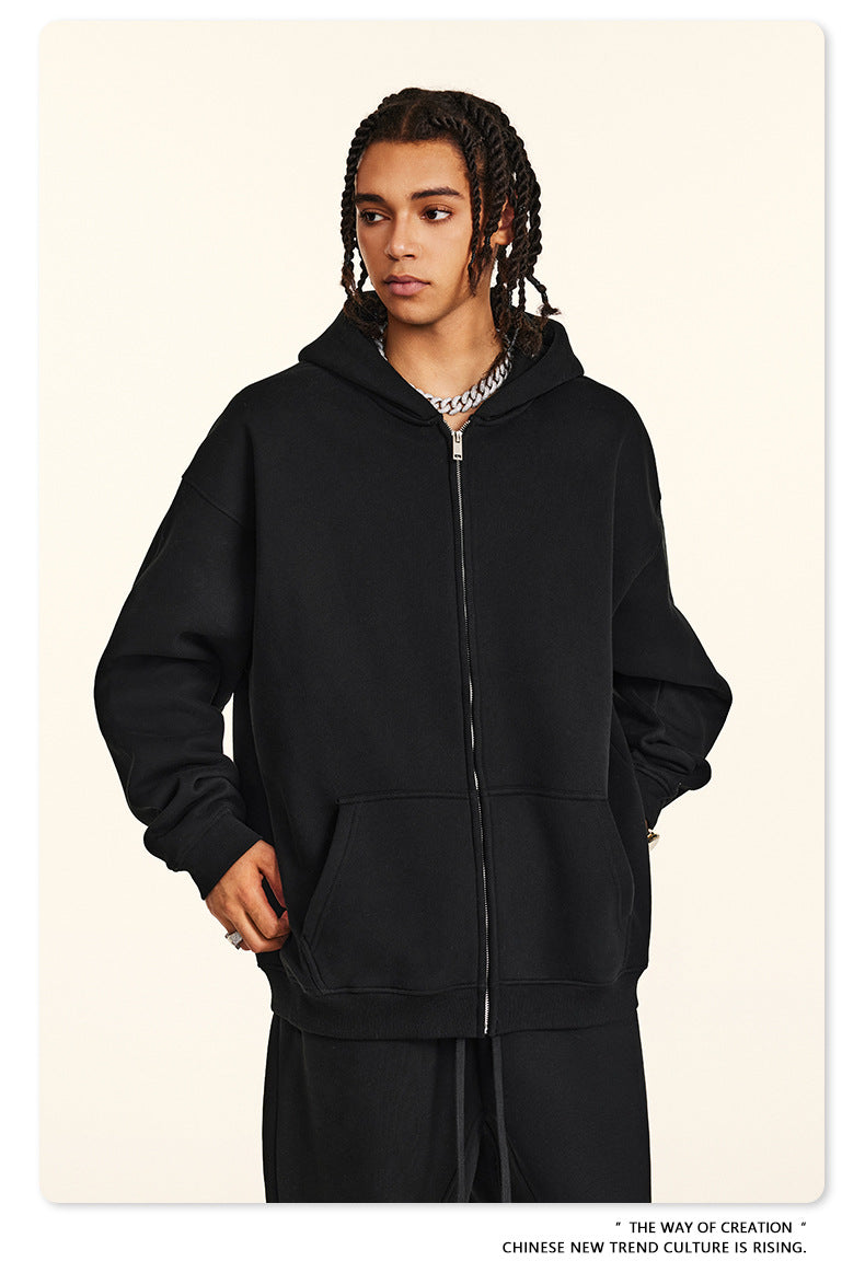 (Clearance) BE DESERT Heavy Fleece Zipper Jacket Set