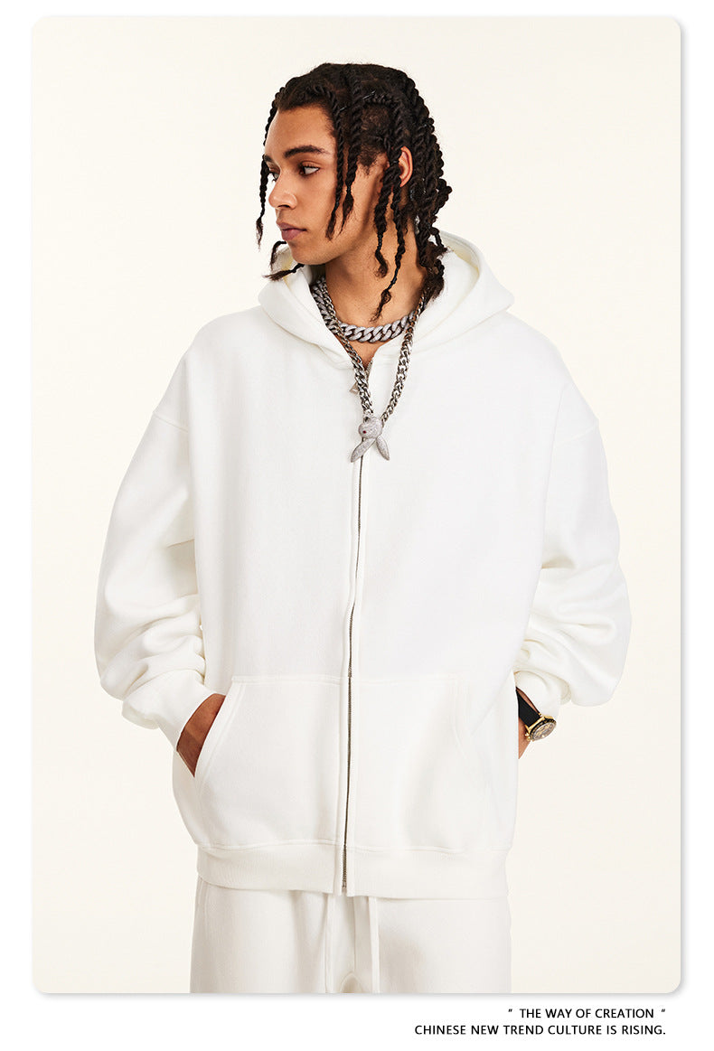(Clearance) BE DESERT Heavy Fleece Zipper Jacket Set