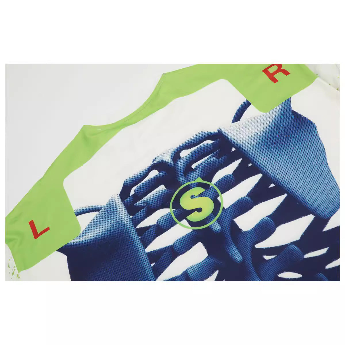 GLFS skeleton all-over Print  long-sleeved vintage loose Sweatshirt