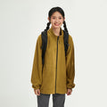 OWOX Stand Collar Embroidered Warm Fleece Jacket