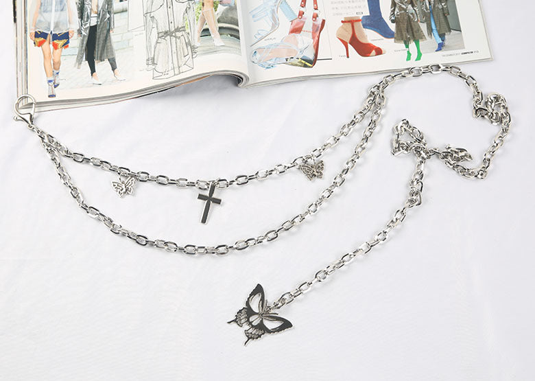 Intertek Butterfly Waist Chain Versatile Waist Belt