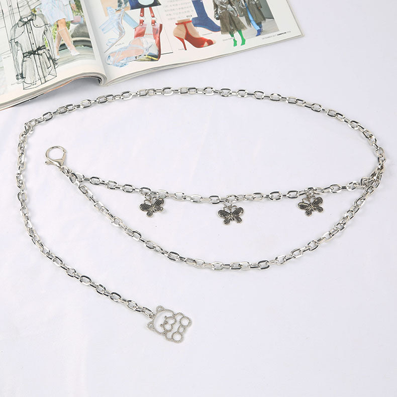 Intertek Butterfly Waist Chain Versatile Waist Belt