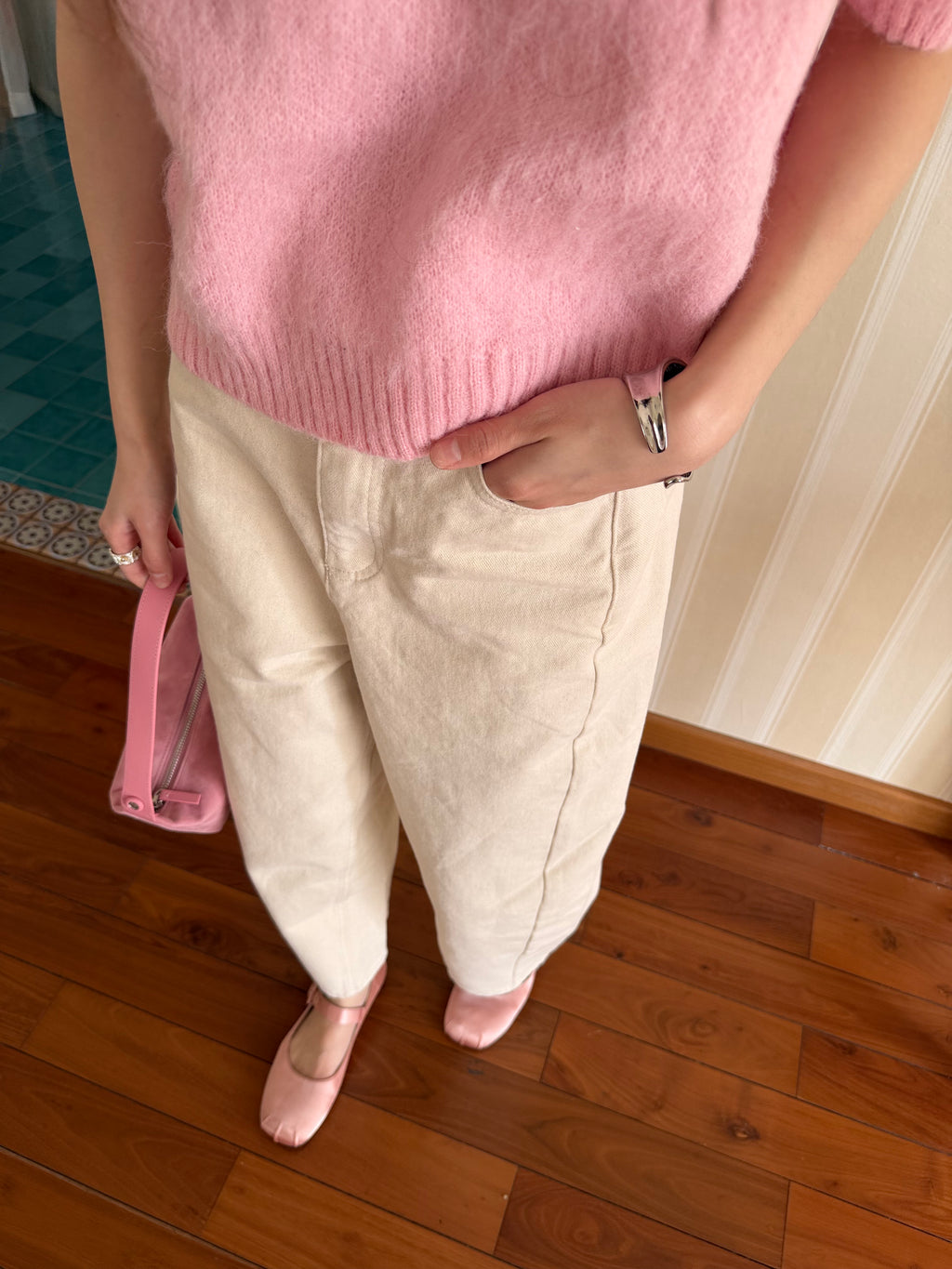 La mode Pleated Satin Mary Janes