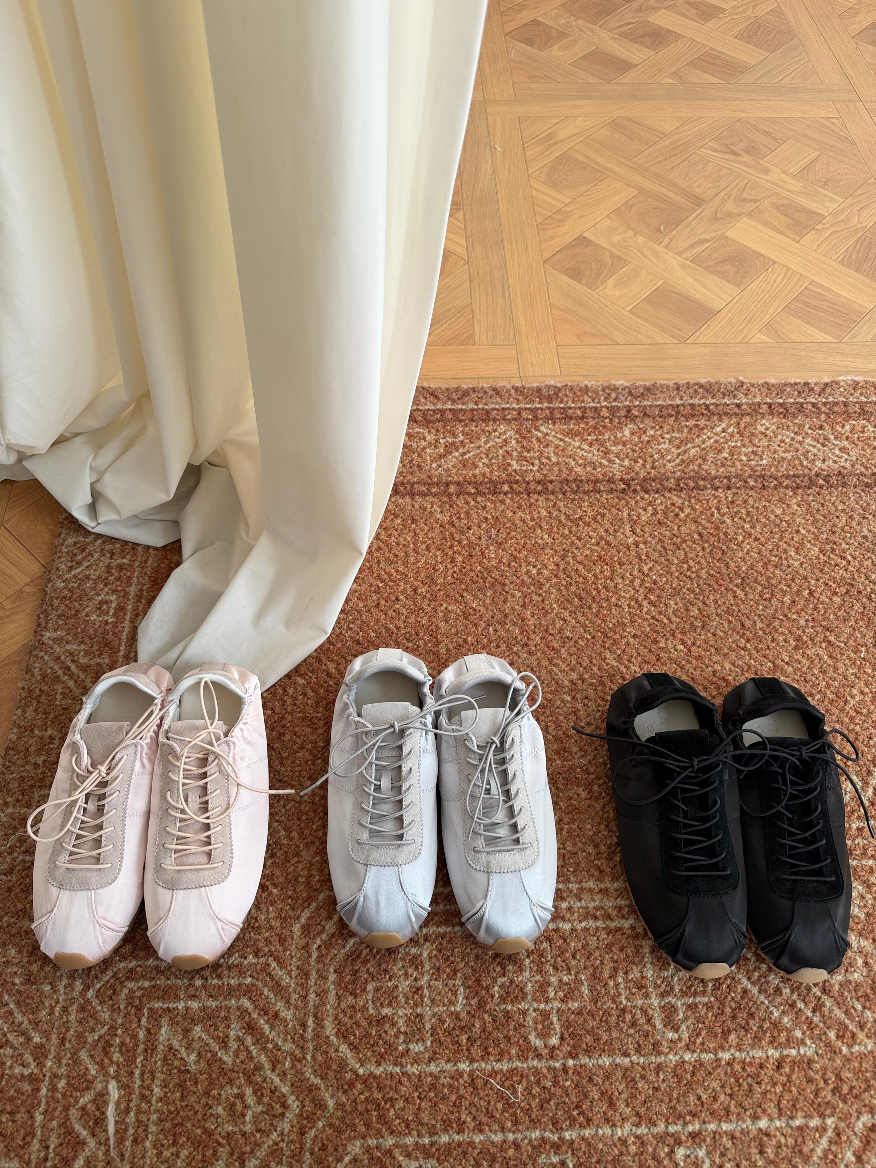 La mode Lace-up Sneaker Ballet Flats