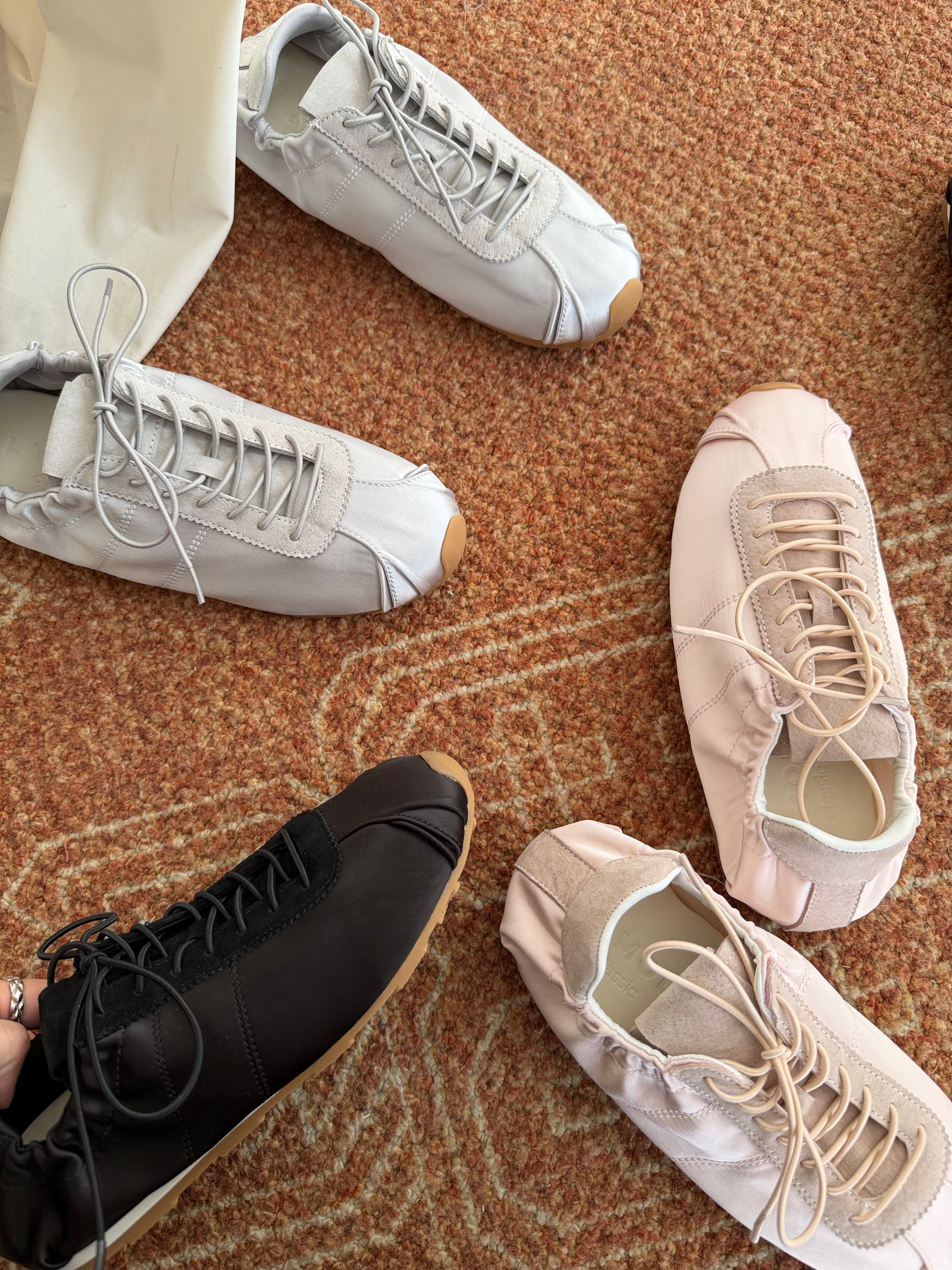 La mode Lace-up Sneaker Ballet Flats