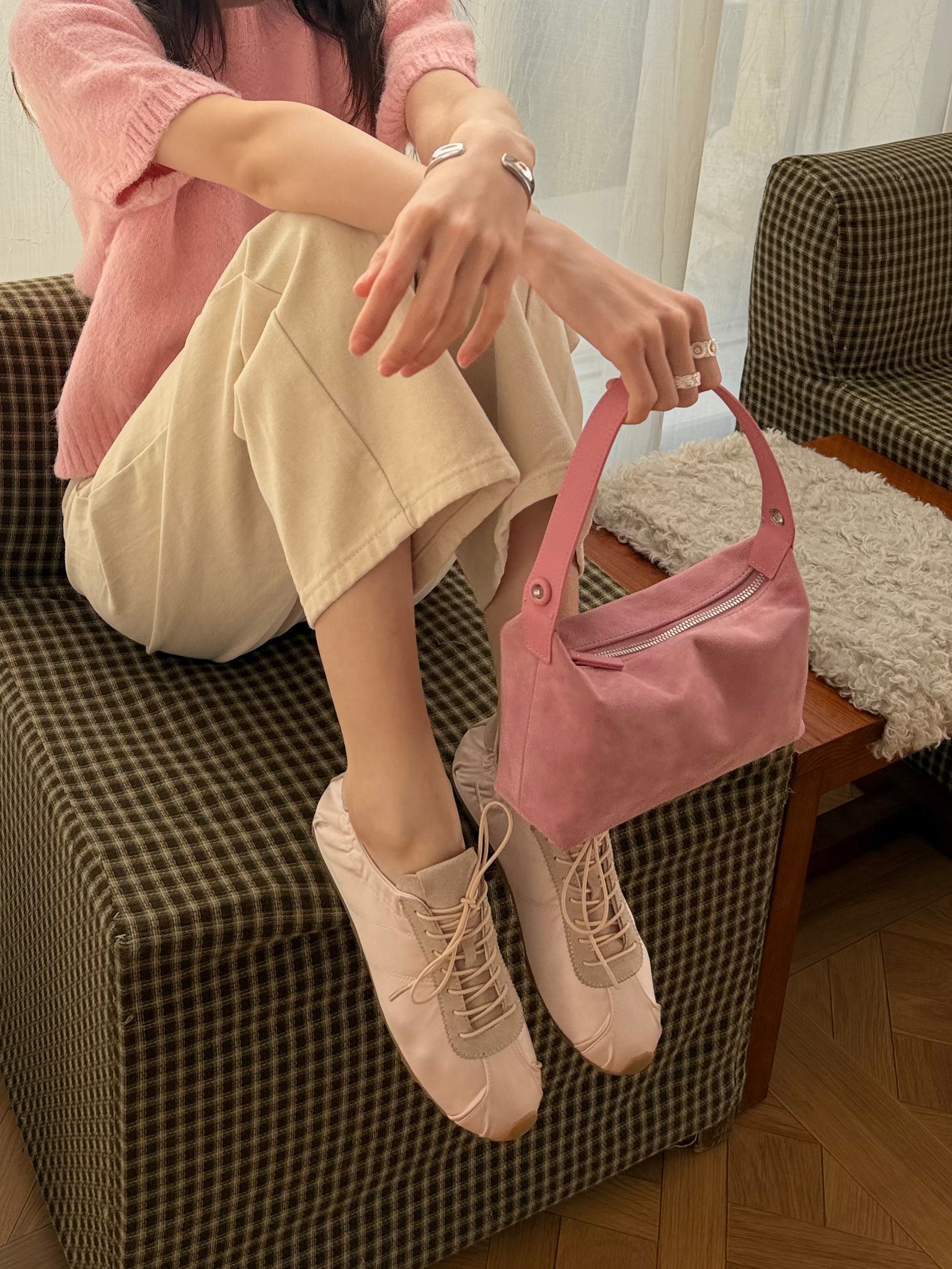 La mode Lace-up Sneaker Ballet Flats