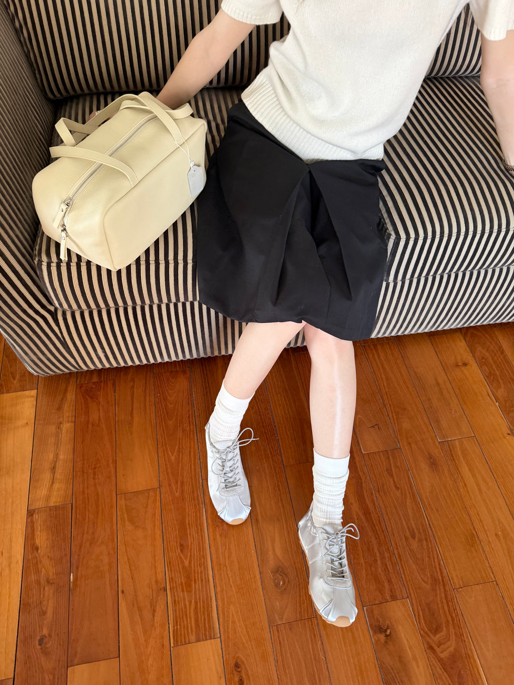 La mode Lace-up Sneaker Ballet Flats