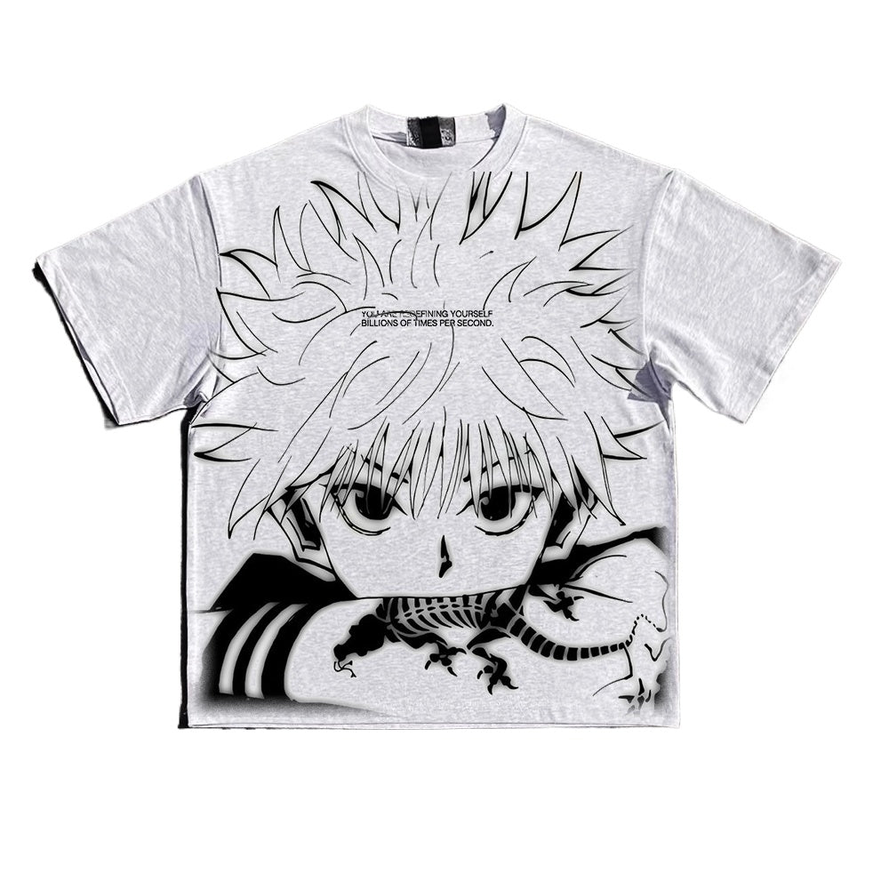 Wang Youbing Studio! Killua 260g 100% Cotton Tee