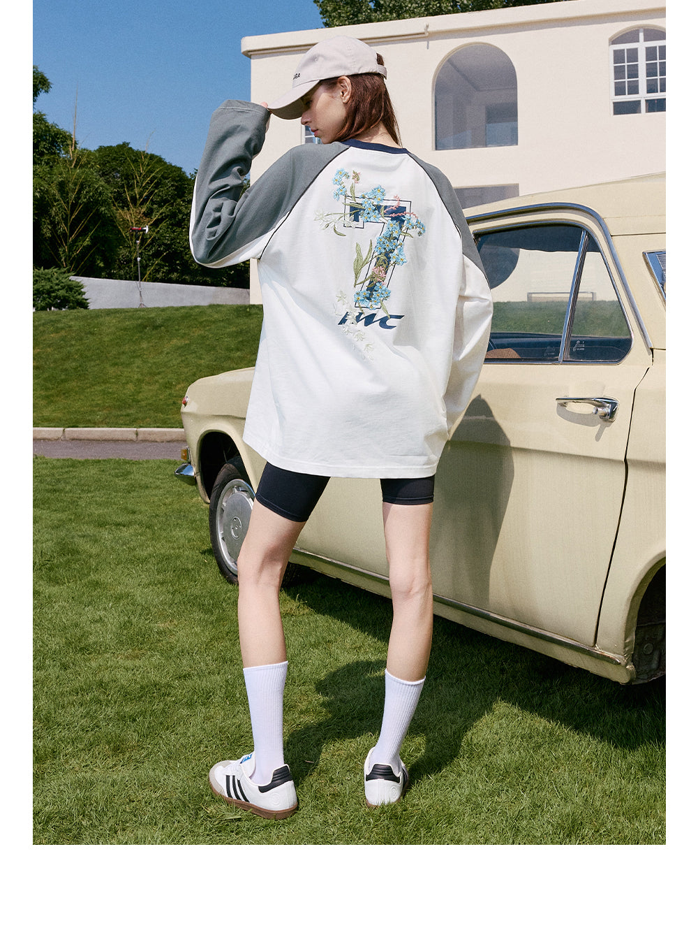 harshandcruel HACR Embroidery Long Sleeve Tee