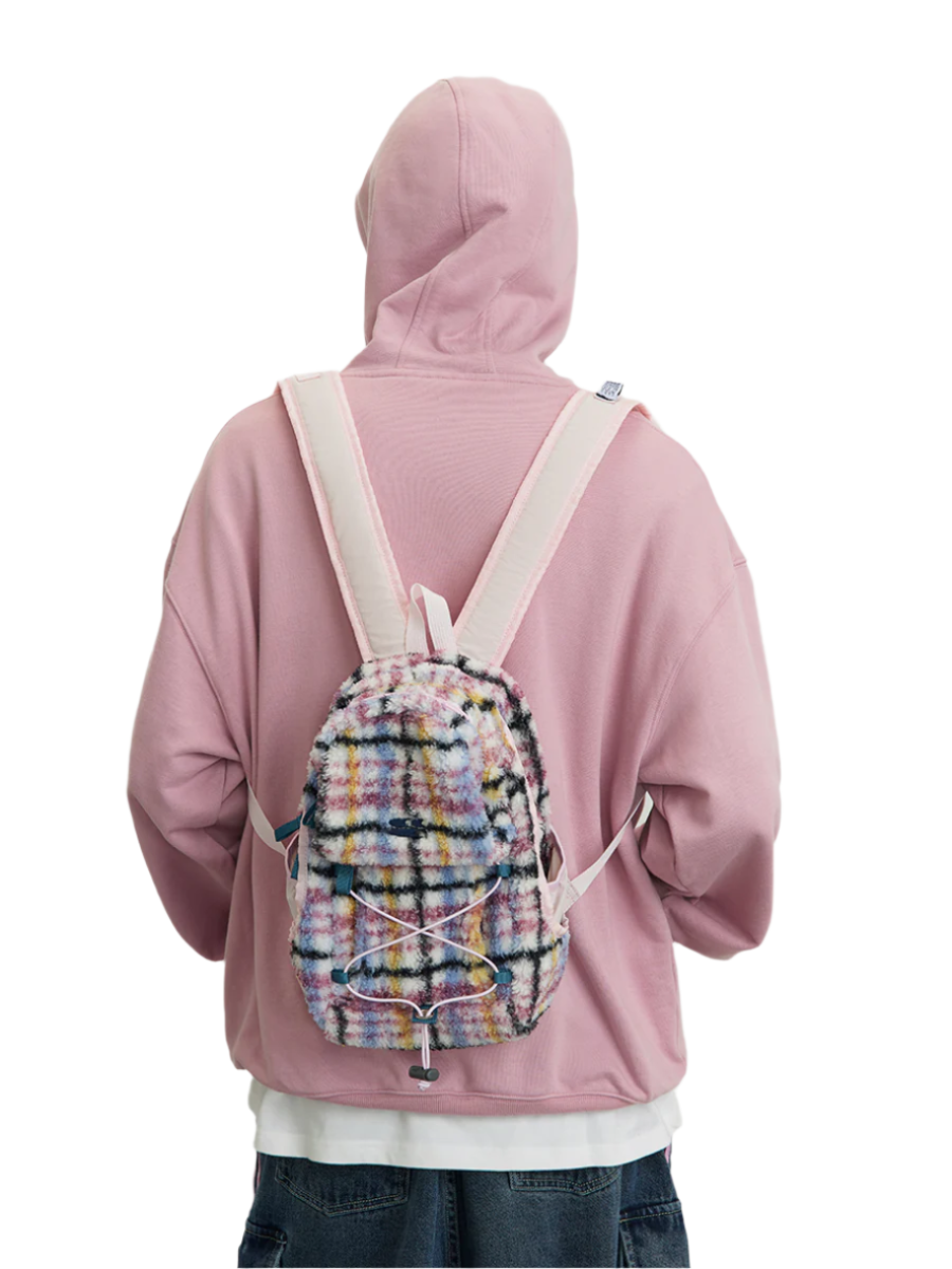 CryingCenter Classic Mini Pink Checkered Hiking Bag