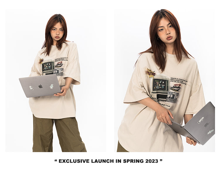 BLACKBB Design Sense Print Short Sleeve Tee