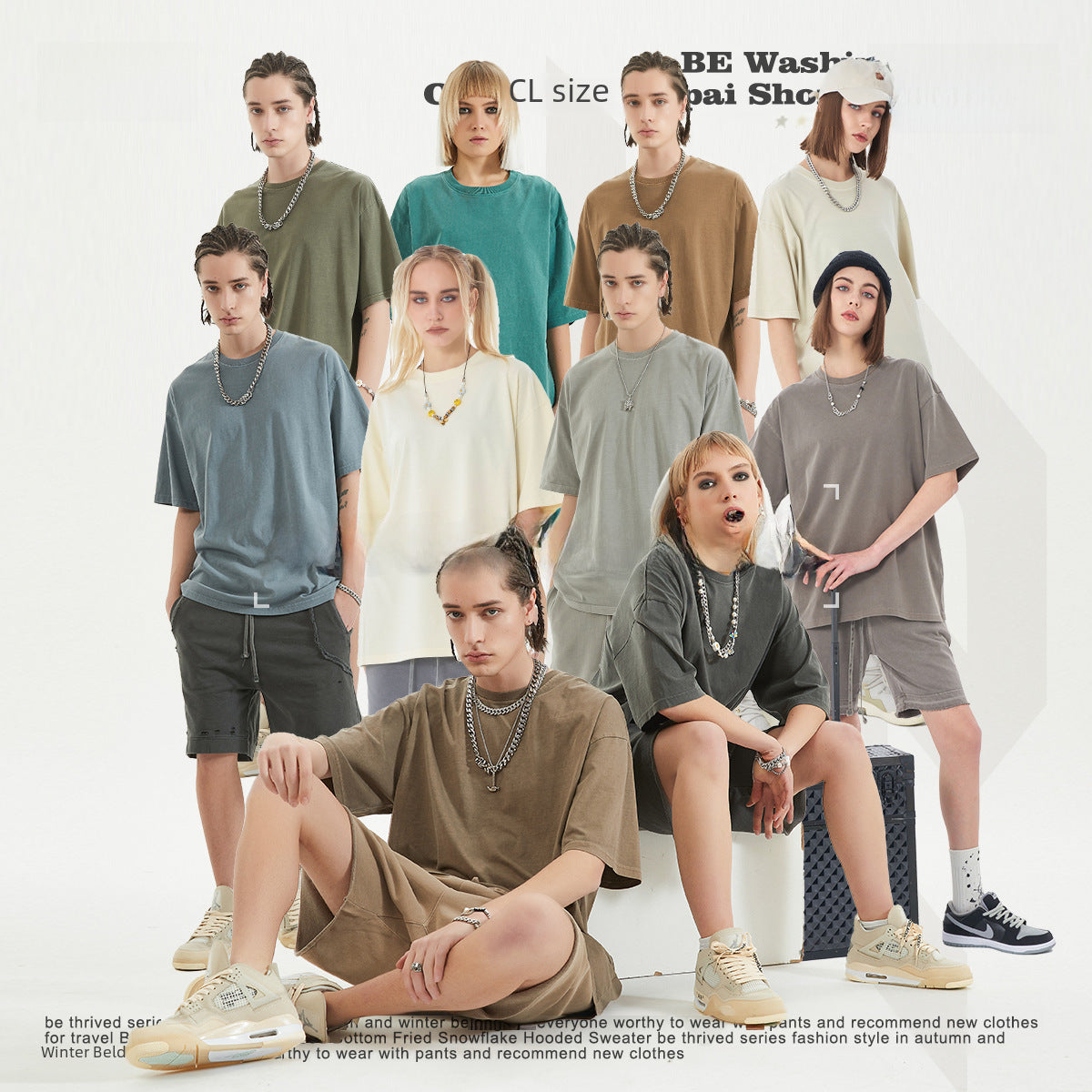 BE Loose Distressed 200G Tee