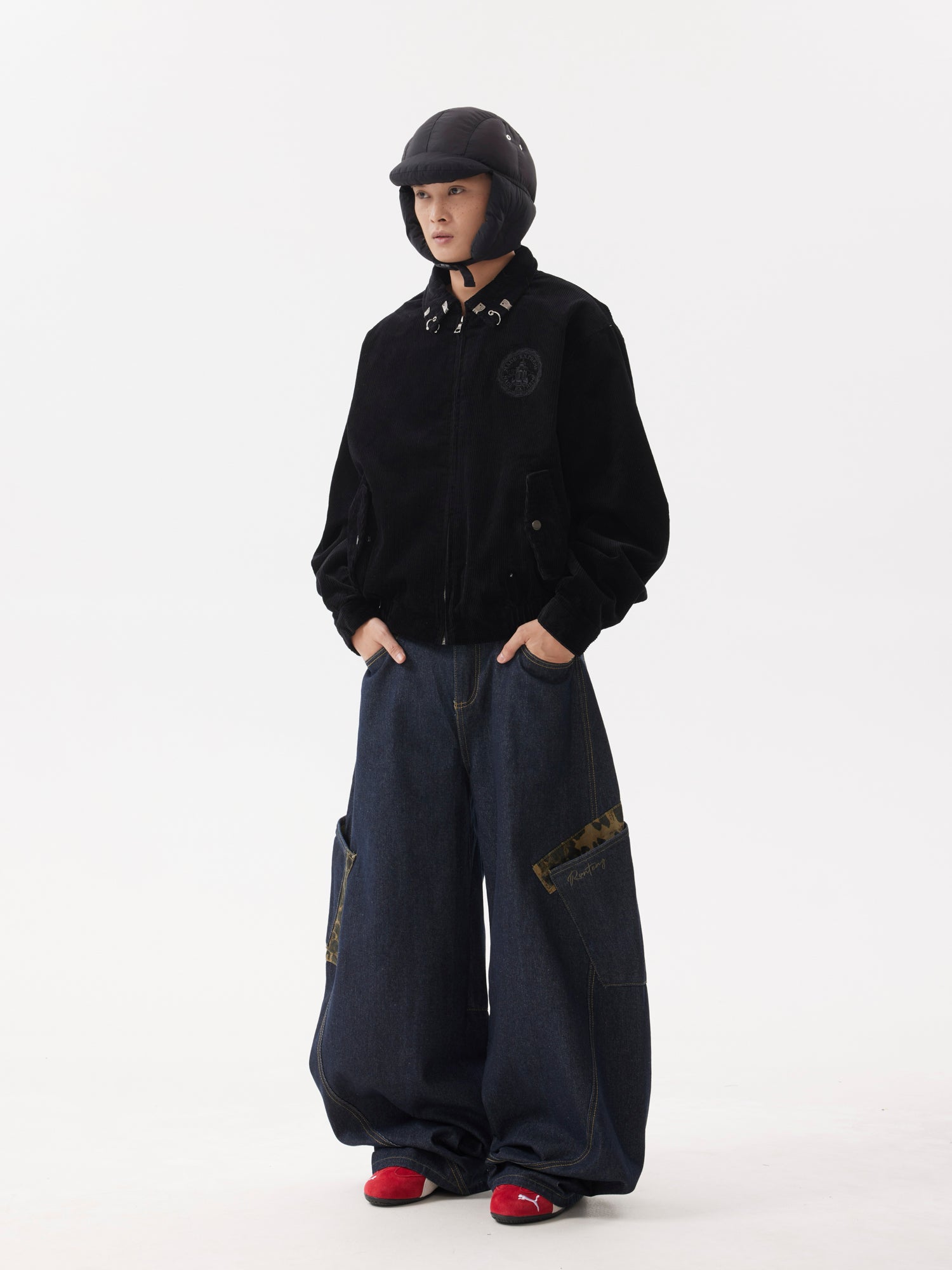 BTSG Leopard Baggy Scimitar Pants