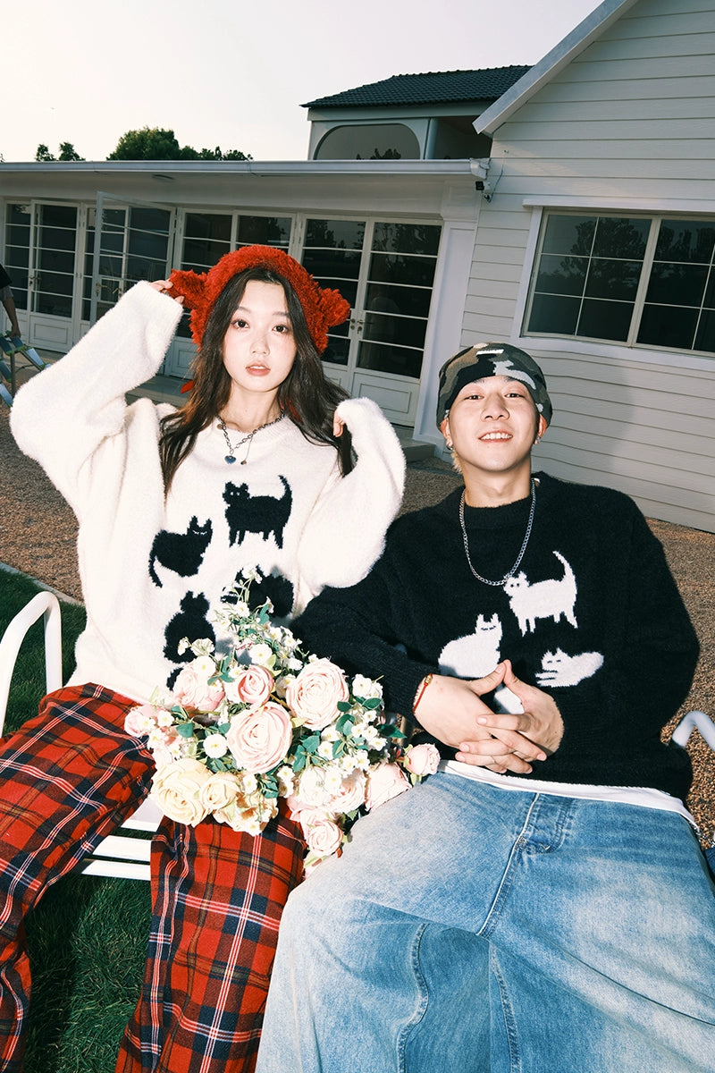 Lemanism Cat Mohair Sweater