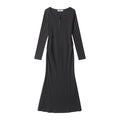 Nariele Classic Dresses Long Sleeves Slim Fit Dress