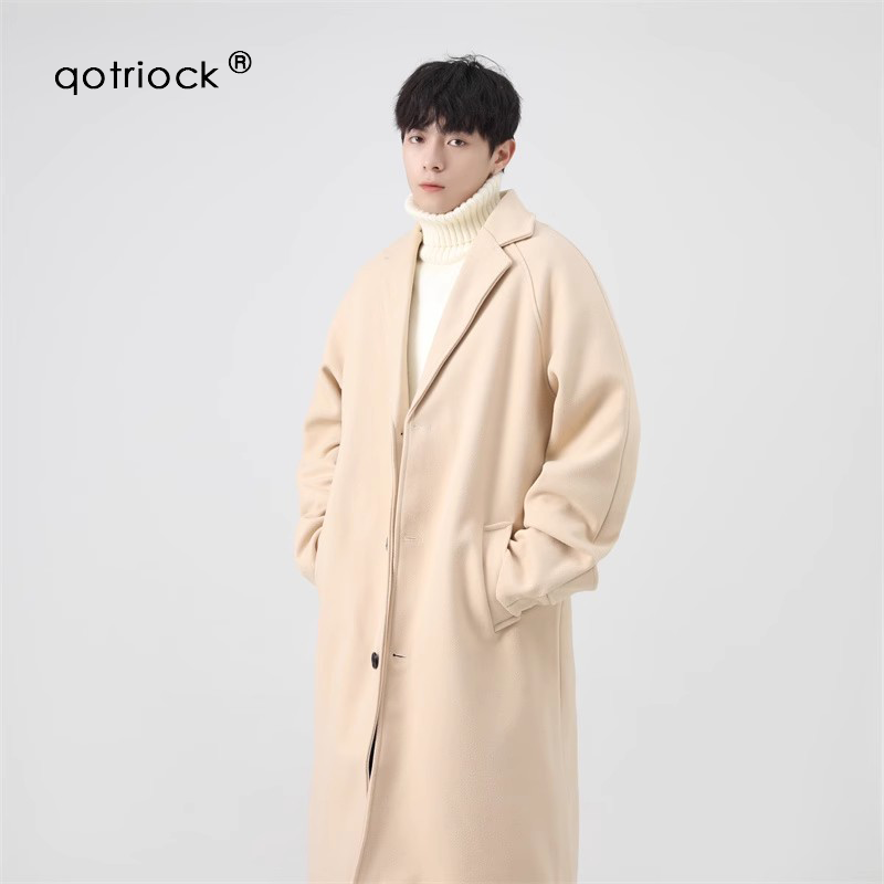 QOTRIOCK Shelby Woolen Over-Knee Coat