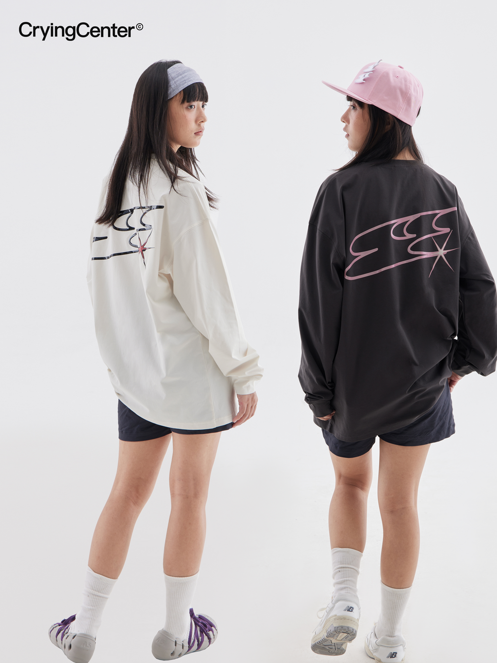 CryingCenter quick-drying jelly logo long tee