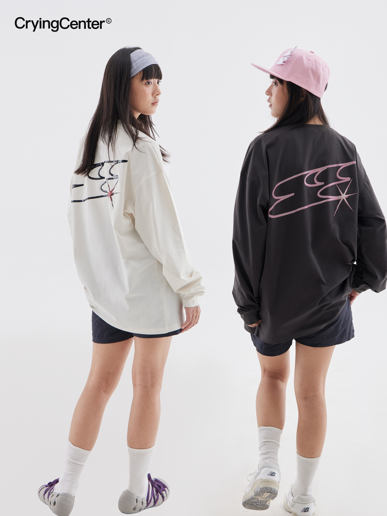 CryingCenter quick-drying jelly logo long tee